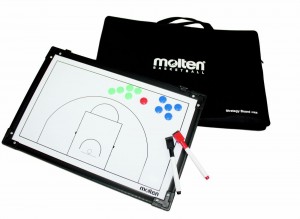 Molten Magnetisches Taktikboard Basketball inkl. Zubehör Taktiktafel mit Tasche