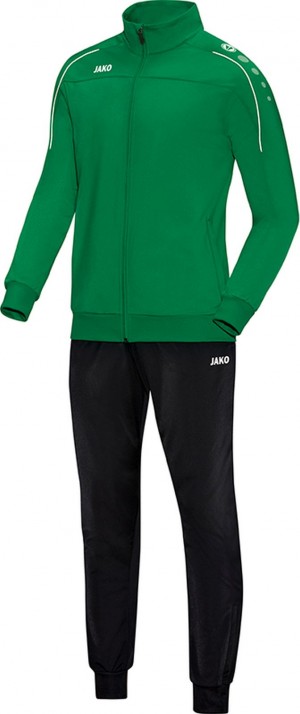 Jako Trainingsanzug Classico sportgrün grün Polyesteranzug Jogginganzug